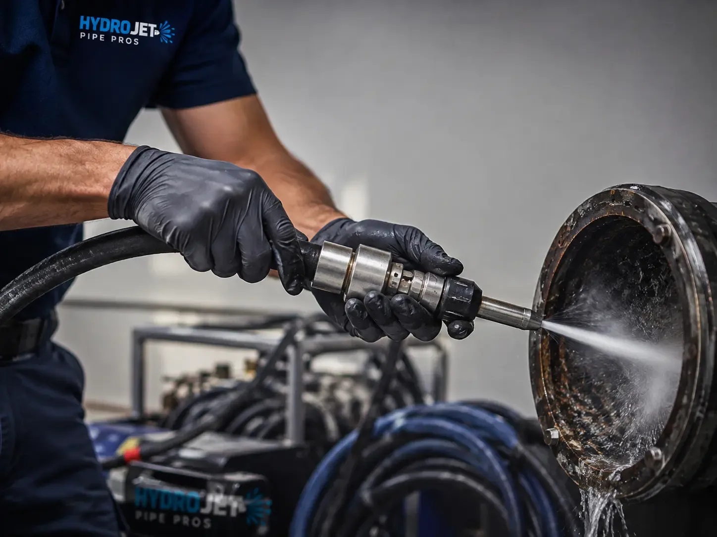 Hydro Jet Pipe Descaling in Fifty Six, AR